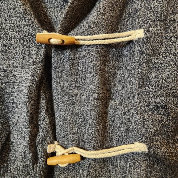 Topman Hooded Sweater with Horn Toggle Buttons (Large) - Picture 3 of 6